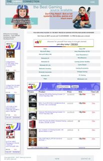  WII PSP Game Affiliate Store Website For Sale