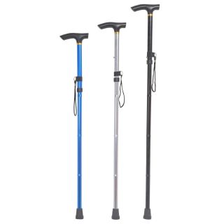 Adjustable folding walking stick strong no slip lightweight blind aid 