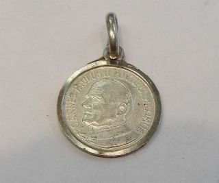 New Sterling Silver JOANNES PAULUS II Medal 