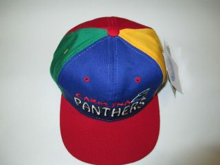 VTG Carolina Panthers G Cap Snapback Hat Pinwheel Youth Kids Size NFL