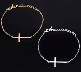horizontal cross bracelet in Bracelets