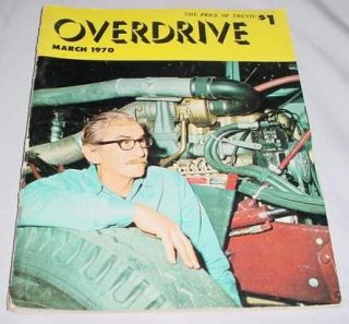 1970 Overdrive Magazine Tractor Trailor Trucking