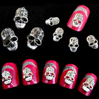   3D Alloy Rhinestone Crystal Crown Nail Art Tips Decorations Stickers
