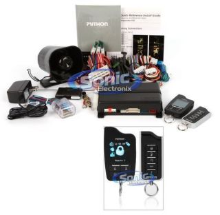   Way Security and Remote Start System w/ HD Color Wireless Remote