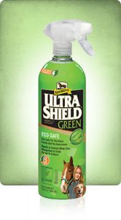   Ultra Shield GREEN Horse Pony Fly Mosquitoe Repellent Spray EcoSafe