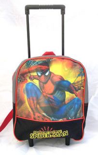 Amazing Spiderman BackPack, Rolling spider man Backpack with 3D,School 