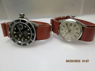   premium CHOC brown KANGAROO leather (excl Rolex Submariner watches