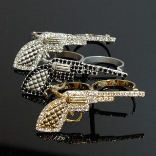 double two 2 finger ring Gun adjustable rings korea weapon accessory 