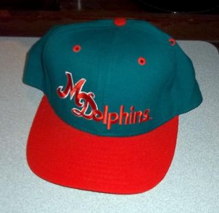 Vintage Miami Dolphins New Era Low Profile Snapback Hat Cap NFL Marino 