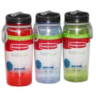 Rubbermaid 7M58 Tritan Refill & Reuse BPA FREE Water Sport Bottle