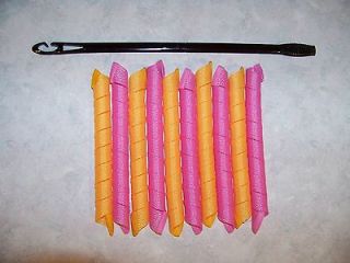 NEW** 10 LONG AND WIDE CURLFORMERS MAGIC LEVERAG SPIRAL HAIR CURLERS 