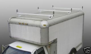 Flat top utility van box 3pc Ladder Van ROOF Rack BLACK