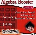 High Achiever CD ROM 4 PC Algebra Booster Grade 7 8 New