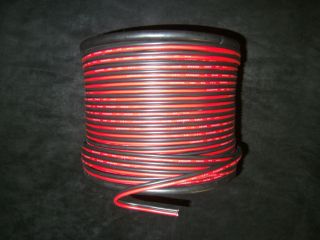 16 GAUGE SPEAKER WIRE 25 FT AWG STRANDED COPPER CABLE RED BLACK POWER 