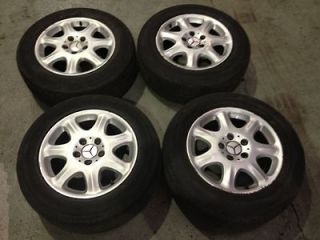 16 MERCEDES S CLASS RONAL ALLOY WHEEL SET WITH GOOD TYRES 225/60 