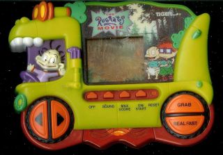 1990s THE RUGRATS MOVIE TIGER ELECTRONIC HANDHELD TOY GAME CHUCKIE 
