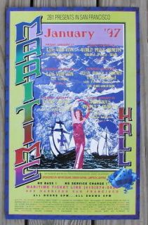1997 Maritime Hall   DAVID CROSBY, JGB BAND Concert Poster #26