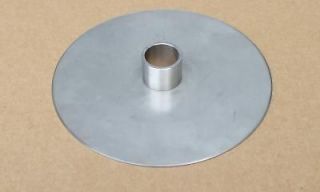   steel spit roaster gyros disk   3mm thickness   22mm round collar