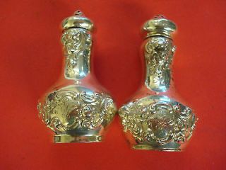 GORHAM STERLING PAIR OF SALT AND PEPPER SHAKERS