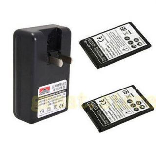   Battery + Wall Charger For Samsung Galaxy 3 I5800 Wave II s8530 S8500