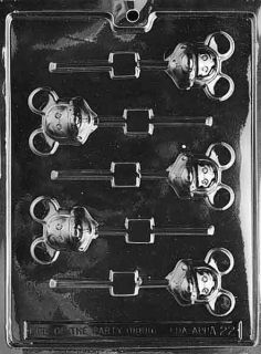 Animals MOUSE LOLLY (MICKEY) Chocolate Candy Mold Soap 2 x 2