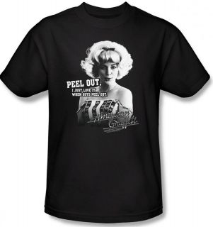   Ladies Sizes American Graffiti Debbie Peel Out Classic T shirt top