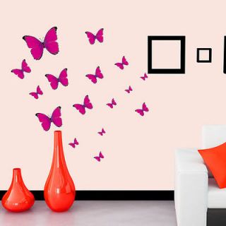 Removable Butterfly Feifei Art Decor Wall Stickers Kids Room/ Decals 