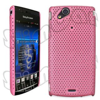Plastic Mesh Skin Case Cover for Sony Ericsson Xperia Arc S LT18i 