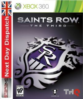SAINTS ROW THE THIRD FULL PACKAGE XBOX 360 BRAND NEW FACTORY SEALED 