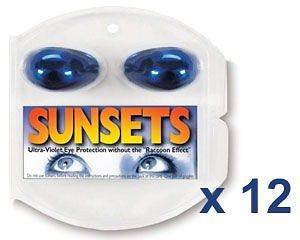 Sunsets Tanning Bed Goggles Eye Protection No Lines DOZ