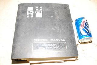 Hyster Service Manual Spacesaver S40XL S50XL S60XL 599915 INV4251