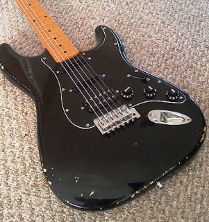 70s Style Squier Stratocaster Fender Relic Strat, Humbucker Heaven w 
