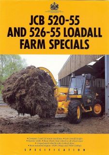  Brochure   JCB   520 55 526 55   Loadall Farm Special   1994 (FB57