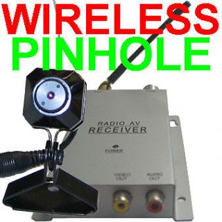 HIDDEN Wireless Camera COLOR Pinhole Nanny Spy cam NEW