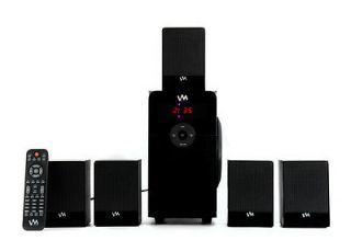 VM Audio VMHS511 500W 5.1 Home Multi Media Surround Sound Speakers 