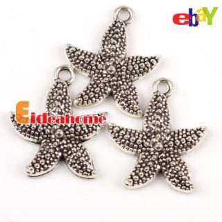 NEW Bulk 200pcs Starfish Necklace Copper Pendant Fit Jewelry Charm 