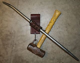   handcrafted sleever bar beater holder ironworker tool holder time