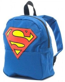 Superman DC Marvel Comic Book Movie Superhero Boys Blue Mini Backpack 