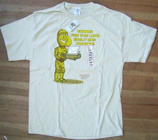 NWT FAMILY GUY Quagmire THANKS FOR THE LOVE EARLY 90s PRINTER T Shirt 
