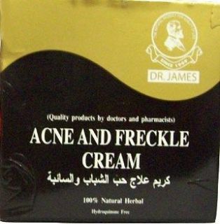 DR JAMES ACNE DARK SPOT AND FRECKLE REMOVER CREAM 4g 100% Natural 