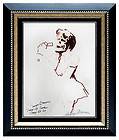   LeRoy NEIMAN Signed James Brown Drawing Art Madison Square Garden