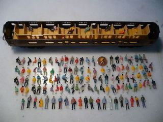 100 People figure SEATED SITTING 1/100 scale+125 STANDING PAINTED 