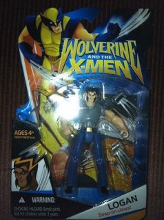   And The X Men Animated Action Figures Logan Snap on claws Gray Wave 1