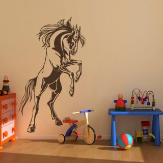 GIANT HORSE BOX WALL STICKER LARGE DECAL BIG ART kids vinyl stencil 