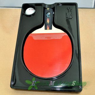DHS Ping Pong Paddle Table Tennis Racket 4 Star Short Professional 