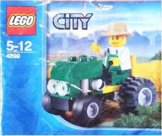   LEGO TRACTOR and FARMER Set 4899 christmas stocking stuffer SEALED BAG