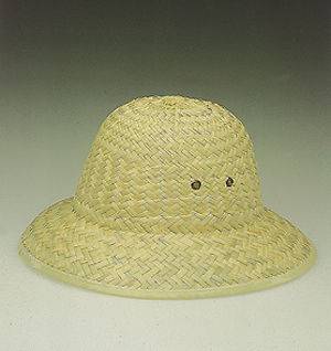 Adult Safari Garden Pith Sun Hat Helmet Costume Straw Beige Nice 
