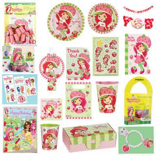 STRAWBERRY SHORTCAKE PARTY SUPPLIES BIRTHDAY PARTY supplies FREE SHIP 