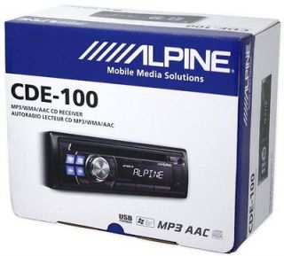   CDE 100 CD/USB/ Player In Dash Car Radio Stereo Receiver CDE100