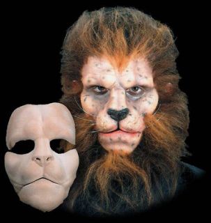 Lion Beast Animal Halloween Mask Foam Latex Prosthetic Appliance Moves 